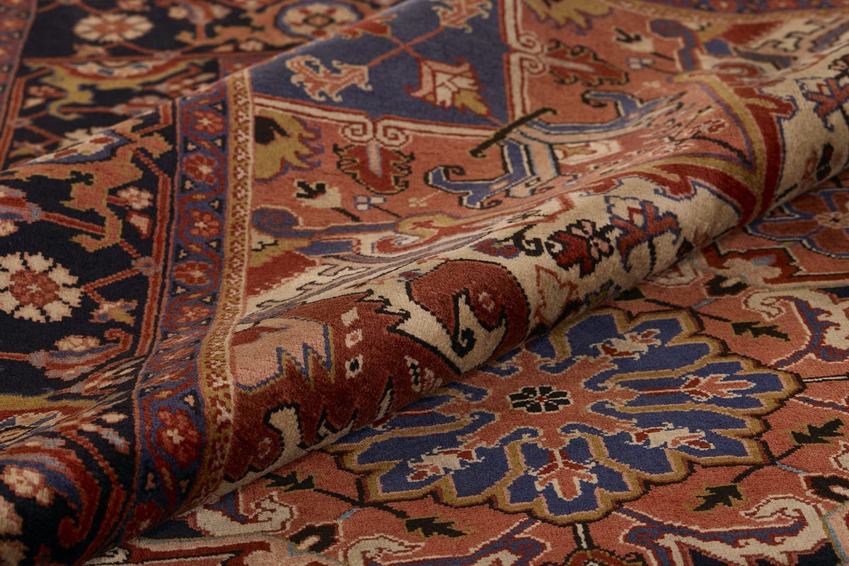SEMI-ANTIQUE PERSIAN HERIZ 7' 5" X 11' 0"