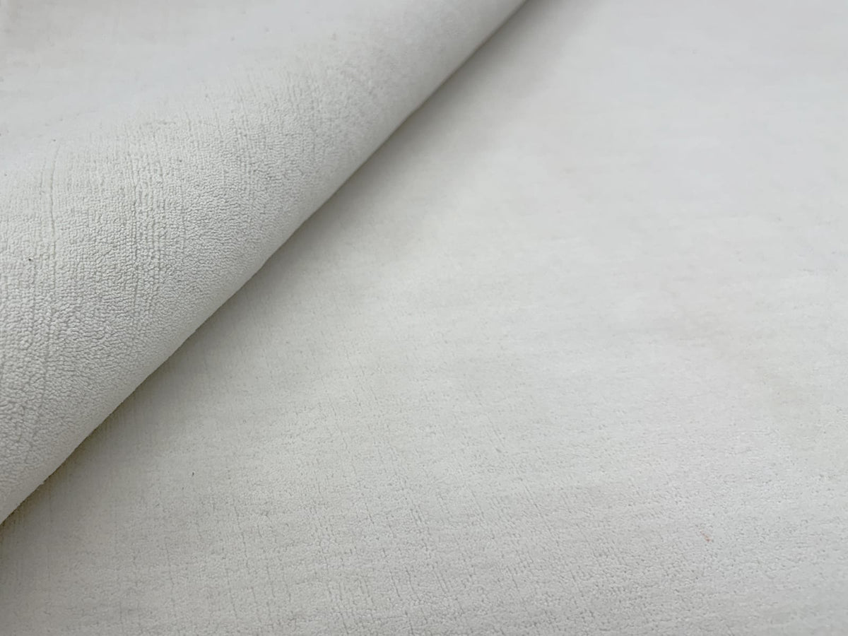 CASHMERE LUXE SOLID 6MM CUT PILE NATURAL WHITE