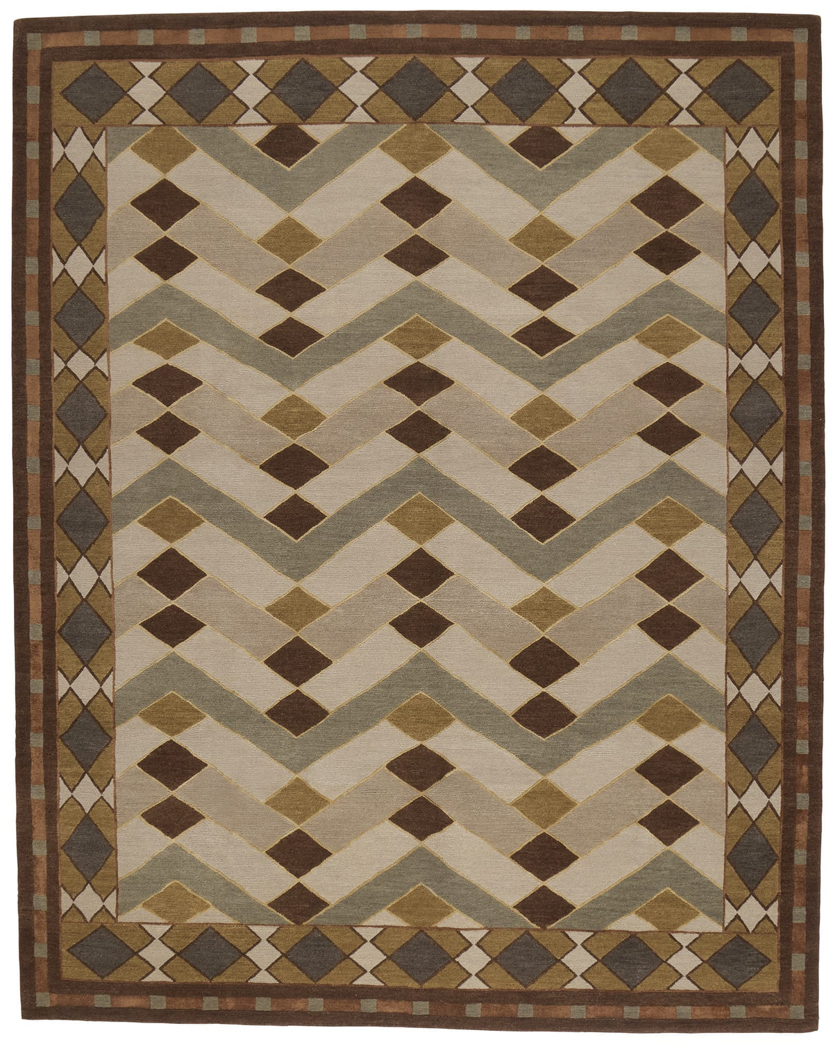 Geo Facet Natural Umber