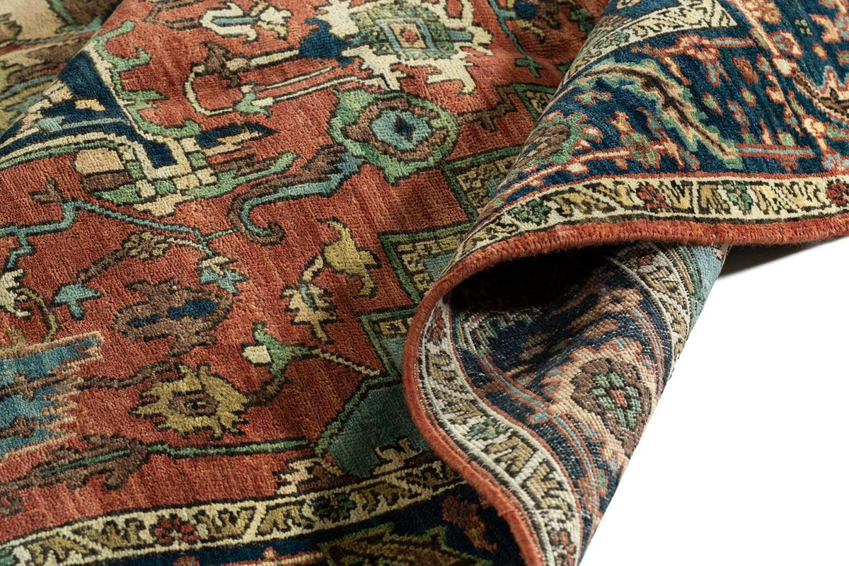 CLASSIC HERIZ VI RUST NAVY Product Tufenkian Artisan Carpets