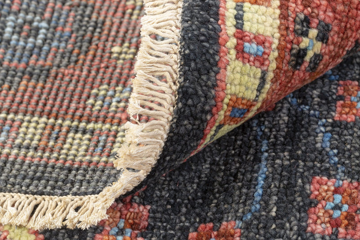 detail image of Donegal III Fiesta hand knotted area rug design by Tufenkian