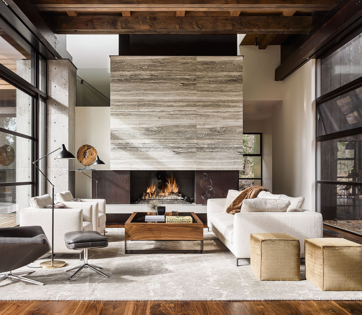 DESERT SMOKE Lifestyle room-image Tufenkian Artisan Carpets