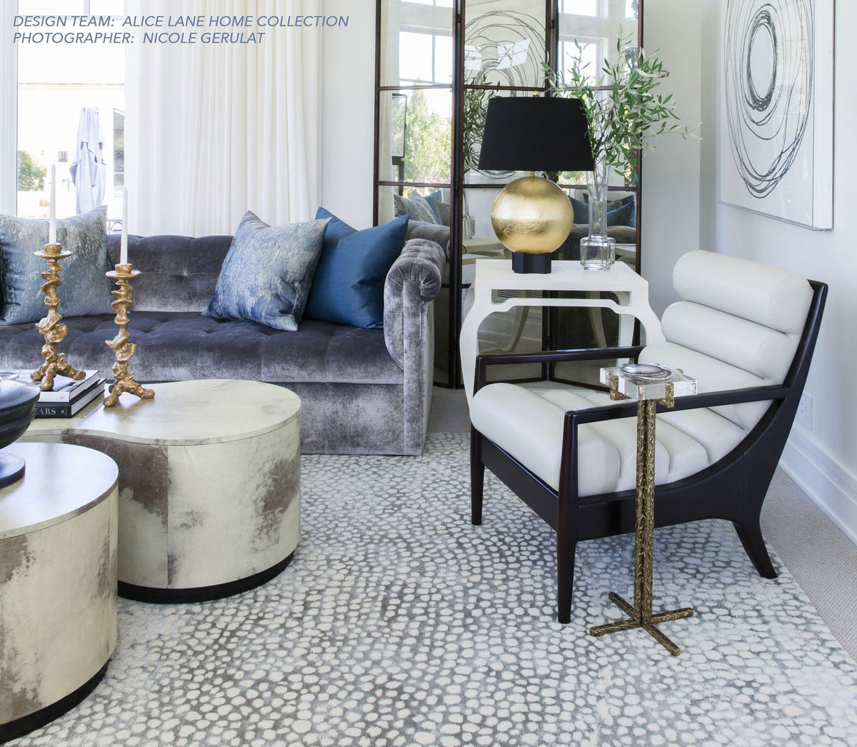 HARVEST MOON COAL Lifestyle room-image Tufenkian Artisan Carpets