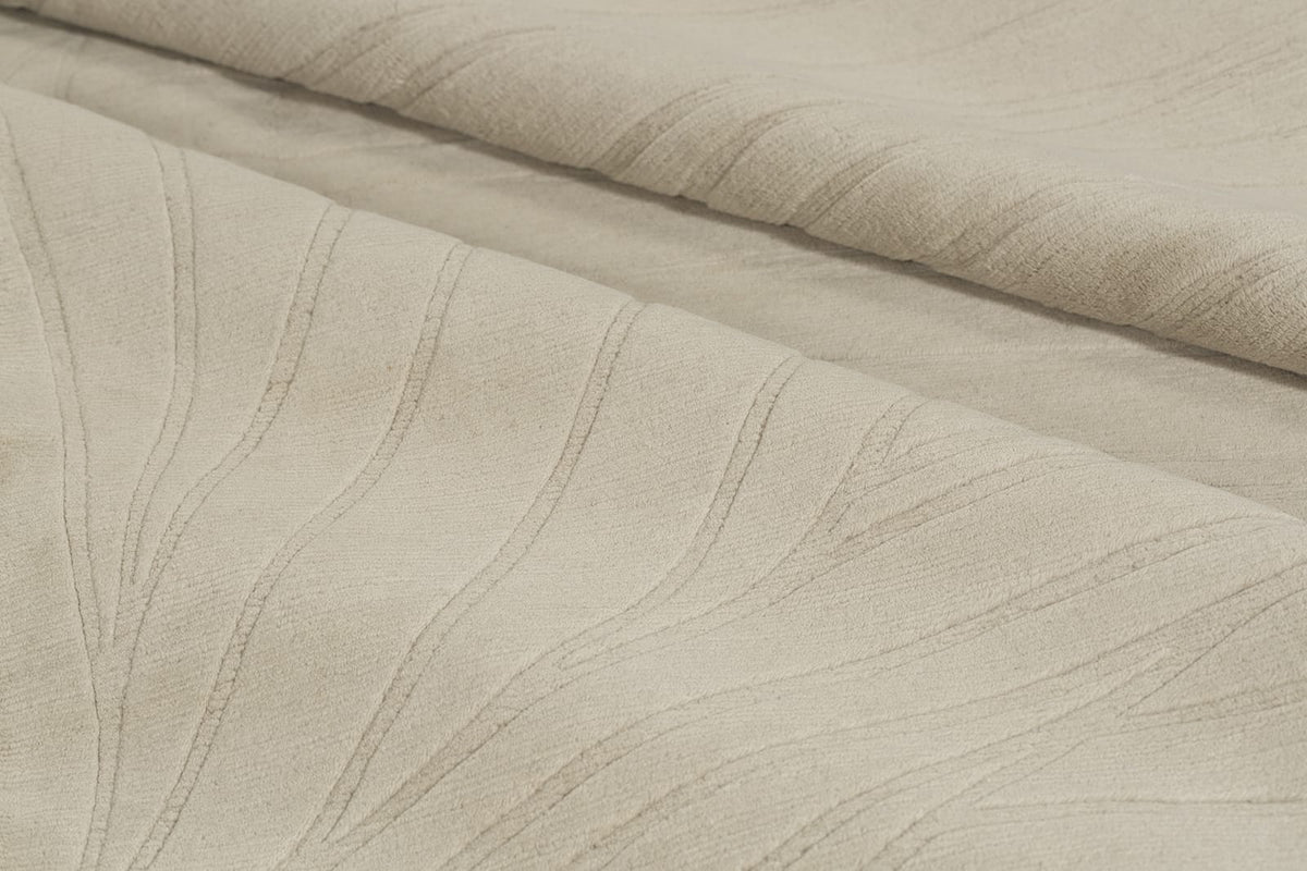 detail image of Reeds Ivory hand knotted area rug design by Tufenkian