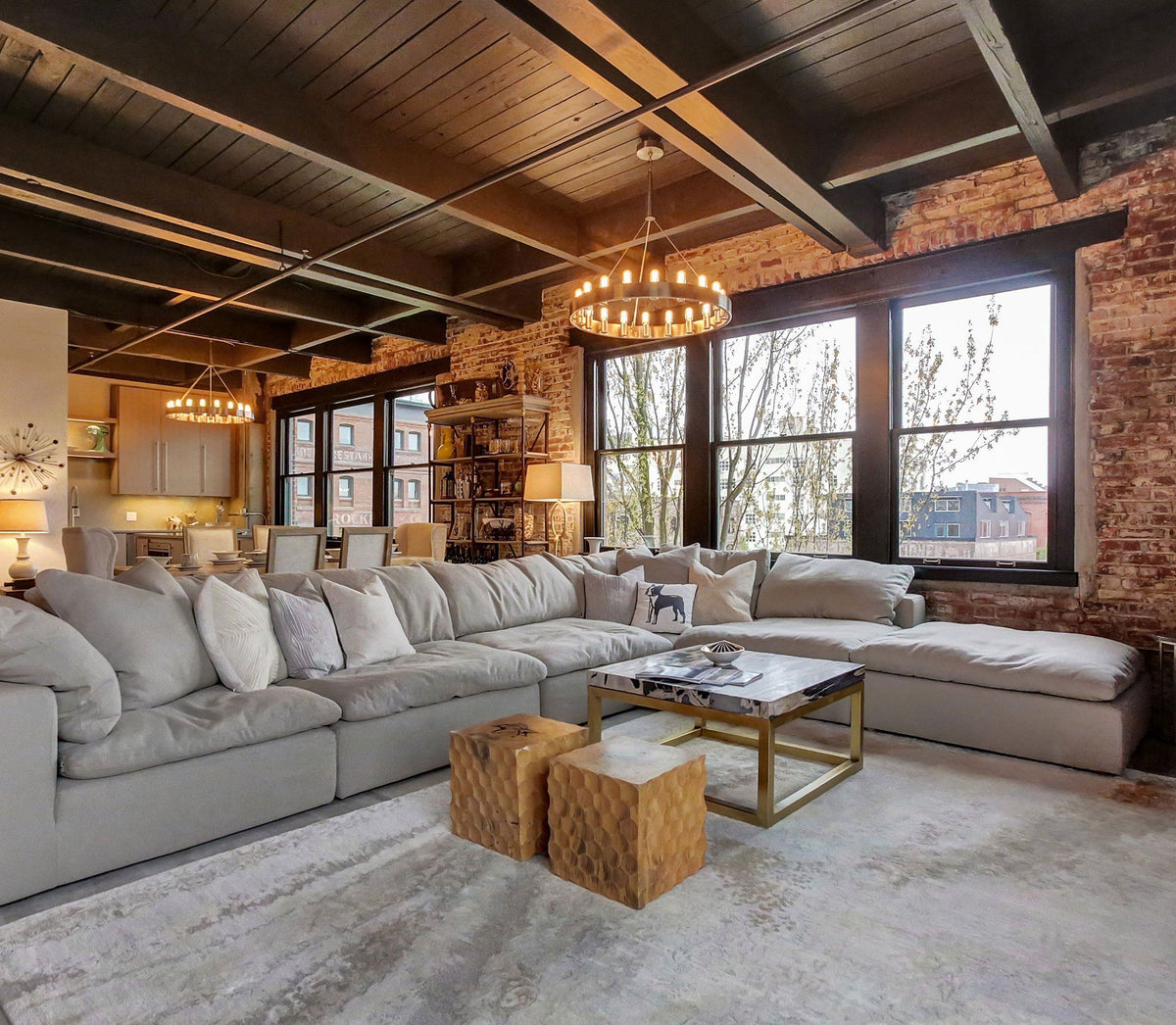 SHORELINE OATMEAL Lifestyle room-image Tufenkian Artisan Carpets