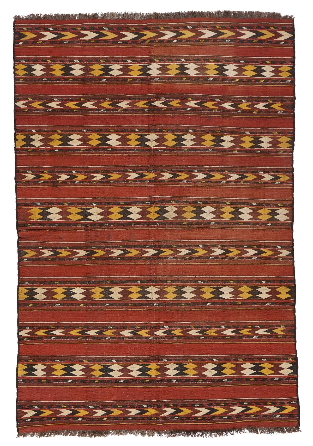 AFGHANI KILIM ANTIQUE 5' 5" x 8' 5"