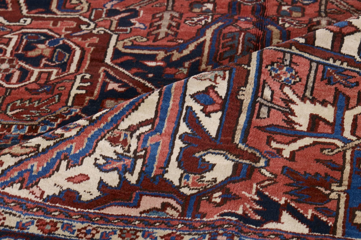 ANTIQUE PERSIAN GOREVAN HERIZ  11' 6" X 15' 0"
