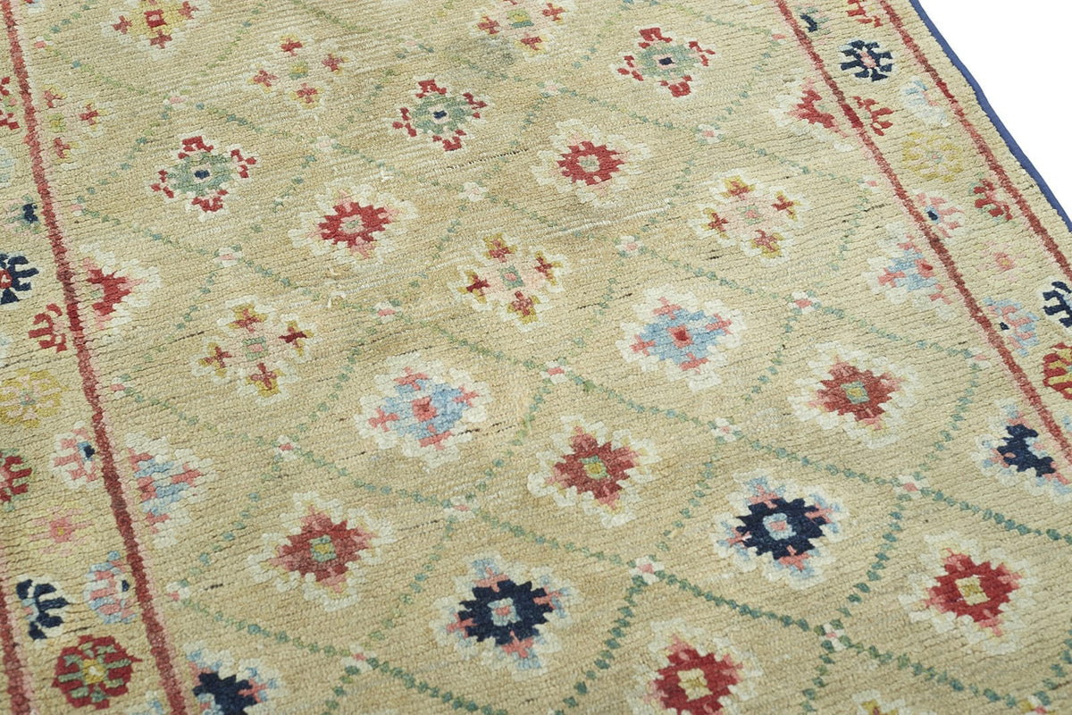 ANTIQUE TIBETAN KHADEN 2' 6" x 4' 9" Late 19th C Rug Detail 3