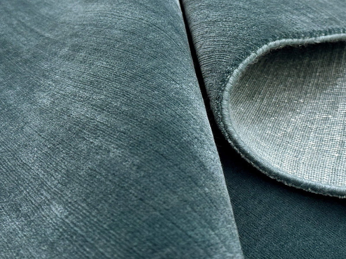 CASHMERE LUXE SOLID 6MM CUT PILE STEEL BLUE
