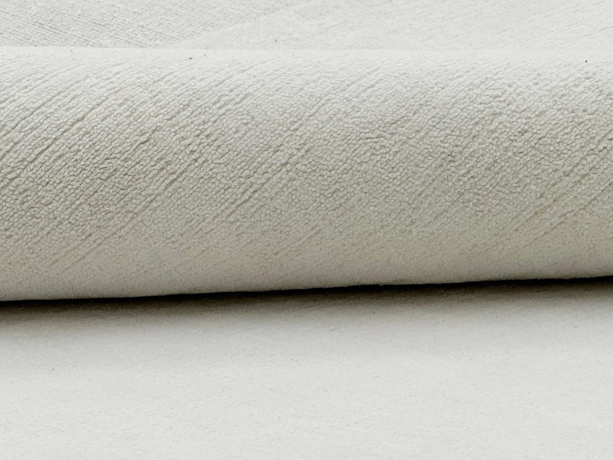 CASHMERE LUXE SOLID 6MM CUT PILE NATURAL WHITE