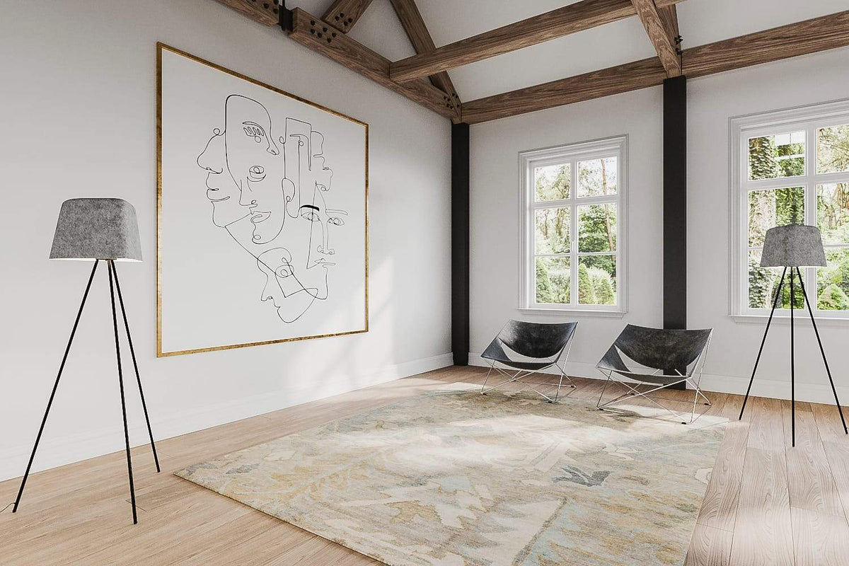 BANEH TAUPE Product Tufenkian Artisan Carpets 