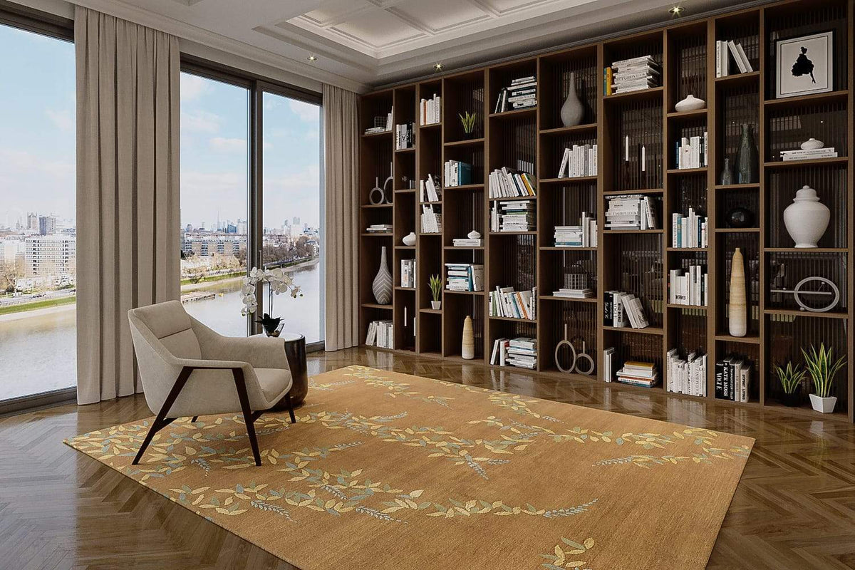 FLORAL CASCADE SIENA Product Tufenkian Artisan Carpets Lifestyle room-image