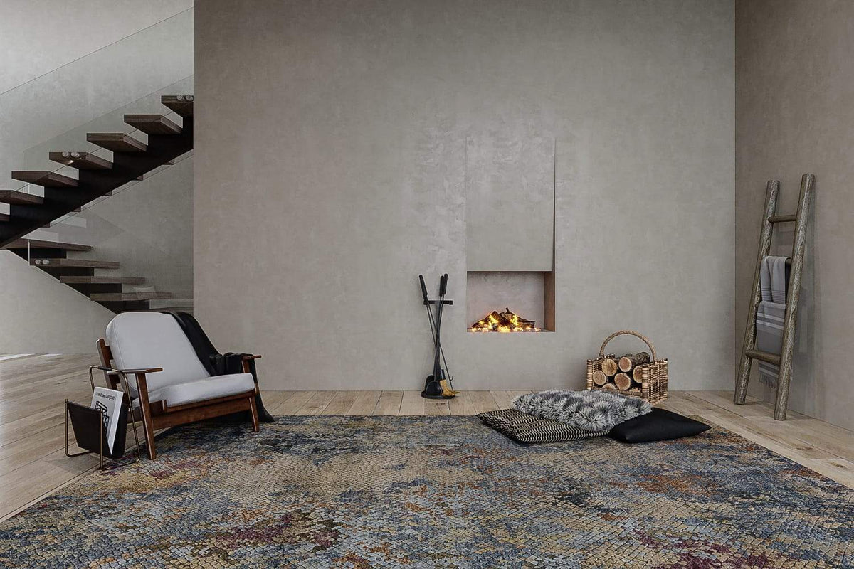 FOUNDRY ZINC Product Tufenkian Artisan Carpets Lifestyle room-image