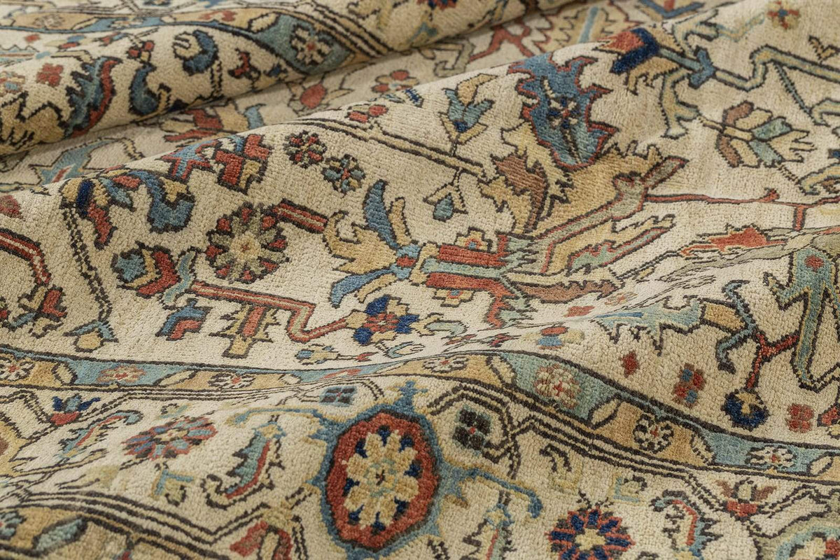 JT03-1D CLASSIC HERIZ IVORY SAMPLE Product Tufenkian Artisan Carpets 