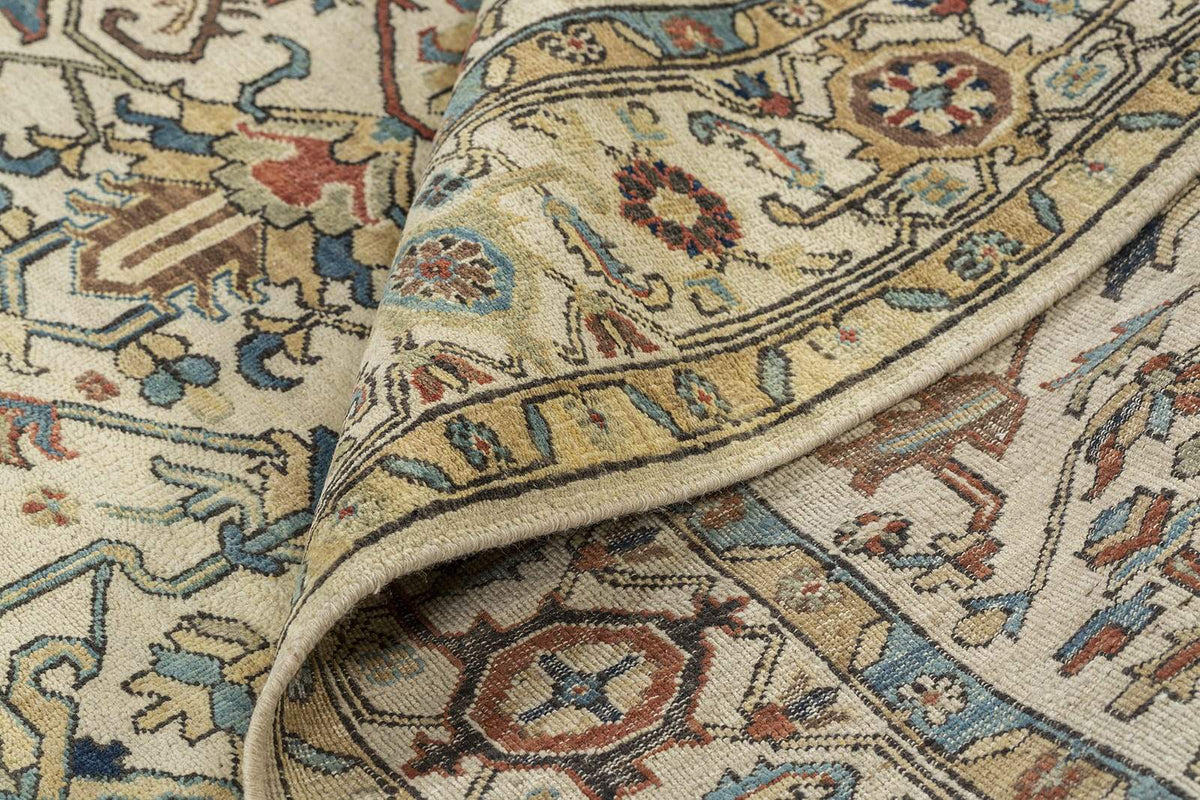 JT03-1D CLASSIC HERIZ IVORY SAMPLE Product Tufenkian Artisan Carpets 
