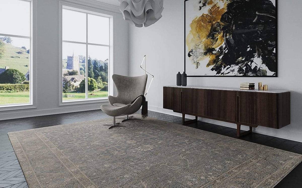 JOZAN GLACIER SHEARED Product Tufenkian Artisan Carpets Lifestyle room-image