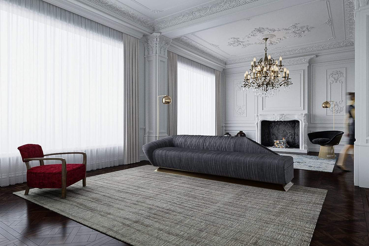 RAYS SOFT BROWN Product Tufenkian Artisan Carpets Lifestyle room-image