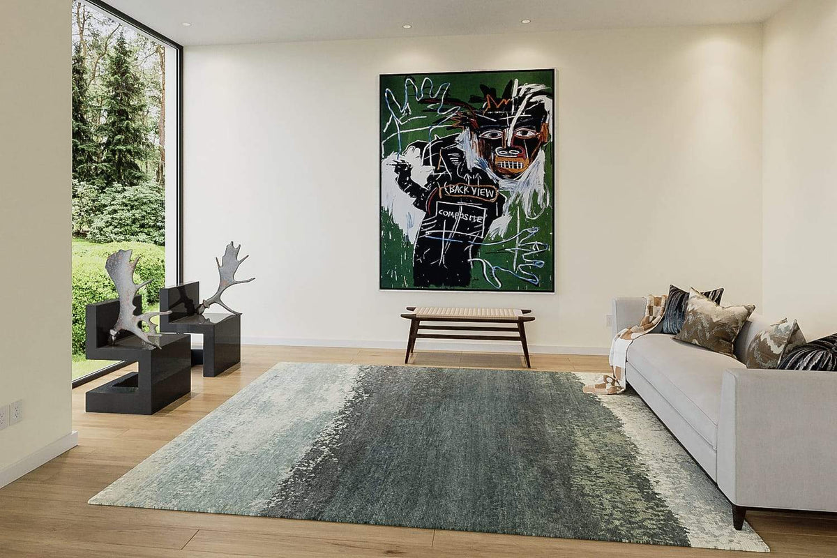 WATERCOLOR OCEAN MIST Product Tufenkian Artisan Carpets Lifestyle room-image