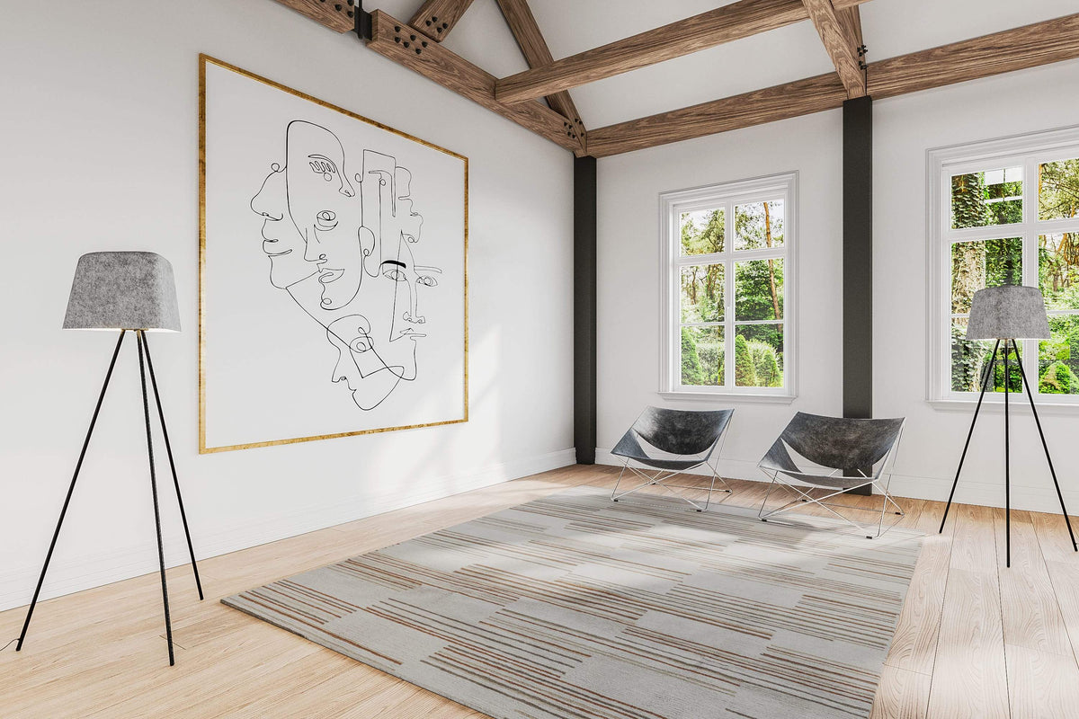 ZIGGURAT I BISQUE Product Tufenkian Artisan Carpets Lifestyle room-image